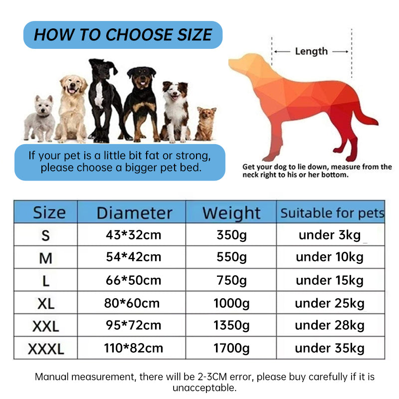 Kuschelbett für Hunde & Katzen